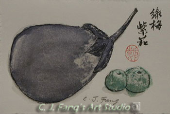Plum and Eggplant 